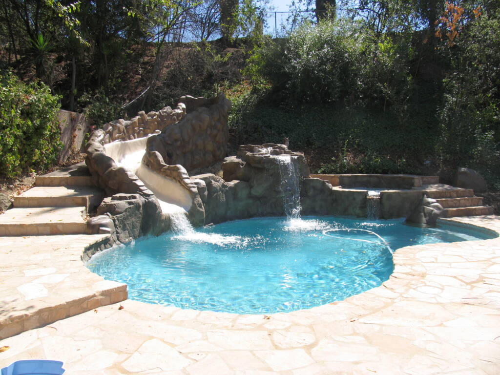 Parnia Enterprise Home Pool & Slide Build